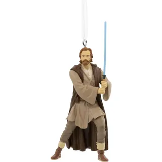 hallmark Star Wars Obi-Wan Kenobi Hängendes Ornament - Baumschmuck aus Harz für Weihnachten - Geschenkidee