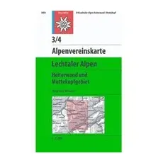 DAV AV-Karte 3/4 Lechtaler Alpen Heiterwand u Muttekop - One Size