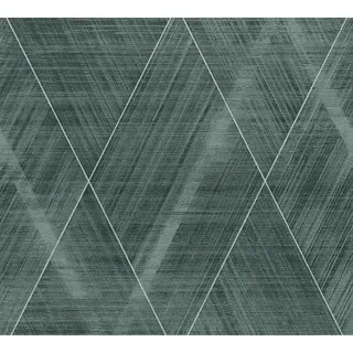 A.S. Création Vliestapete Rautenmuster 53 cm x 10 m 0 g Grün/Schwarz 388242