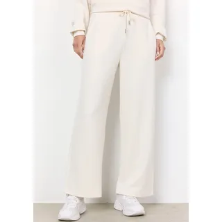 Jogger Pants SOYACONCEPT "SC-BANU 33", Damen, Gr. M (38), N-Gr, beige (1620 cream), Sweatware, Obermaterial: 48% Modal, 48% Polyester, 4% Elasthan, unifarben, gerade knöchellang, Hosen Jogger Pants, Viskosemischung