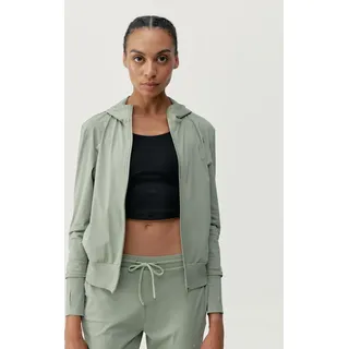 Born Living Yoga Damen-Sportjacke grau|grün S