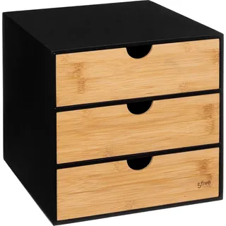 5five simply smart Nachtschrank BAVA 25 x 25 x 25 cm Schwarz