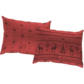 Wirth Kissenbezug Romo 40 x 60 cm Rot