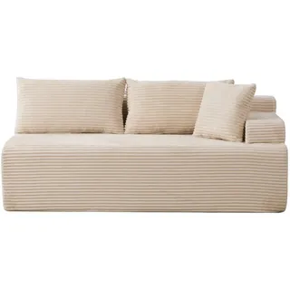 Oxeza Sofaelement 172/99/74.5 cm Beige mit rutschfestem Boden , Textil , Mode , Rechteckig , 99x74.5x172 cm , Wohnzimmer, Sofas & Couches, Sofas, Modulsofas