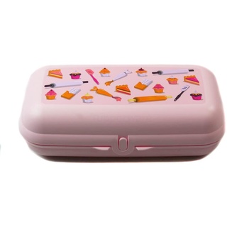 Tupperware to Go Maxi-Twin rosa Backen Brotdose Box Lunchbox Behälter Maxitwin 38953