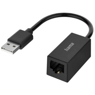 Hama RJ-45 LAN-Adapter, USB-A 2.0 [Stecker] (200324)