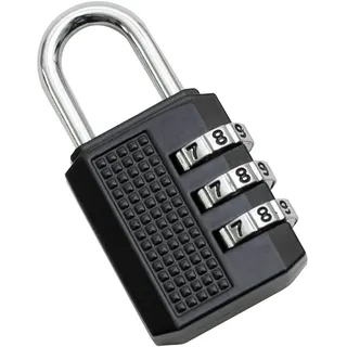 HMF 3506-02 Vorhängeschloss, 3er Zahlenkombination, 3 x 1 cm