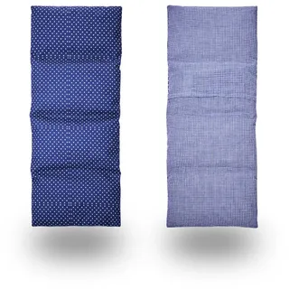 IEA Medical Kirschkernkissen Mikrowelle, Wärmekissen, Getreidekissen, Nacken Kissen 1 St blau