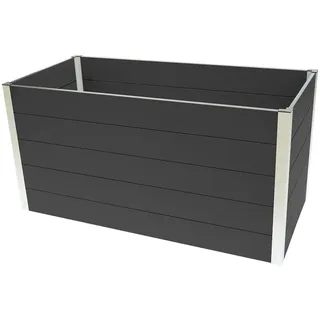 Prestige Home Hochbeet , Anthrazit , Metall , 160x70x75 cm , Gartenzubehör, Hochbeete