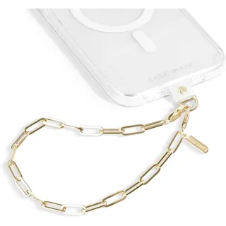 Case-Mate Telefon Charm mit Gold-Metall-Kette |Abnehmbare Anti-Diebstahl-Telefon-Strap |Hands-Free iPhone Armband für Frauen |Telefon Kette Armband-Passend für Apple,Samsung, Google Pixel & mehr |Gold