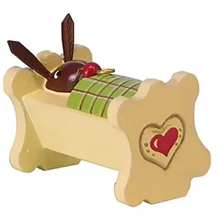 Wiege mit Osterhasenbaby