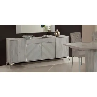 Sideboard Kommode Holz Modern Kommoden Design Schrank Grau Schlafzimmer Möbel - Grau