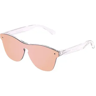 Blueball Sport Templier Sonnenbrille - Matte White Transparent / Revo Pink - Smoke/CAT3