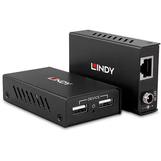 Lindy Cat 6 Usb-verlängerungskabel 100 M - Black
