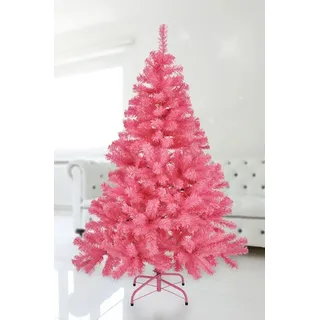 Spetebo Künstlicher Weihnachtsbaum rosa 120 cm