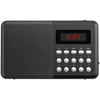 auvisio USB Radio: FM-Taschenradio, Bluetooth, MP3-Player, Display, USB, microSD & Akku (Radio mit Stromversorgung, Mini Bluetooth, Batterie)