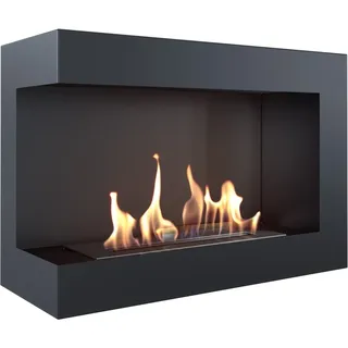 Kratki Bioethanol Kamin Delta Schwarz