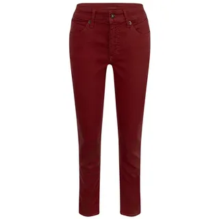 MAC Stretch-Jeans Melanie Gerade geschnitten, rot