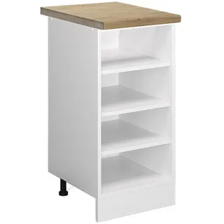 Vicco Unterschrank Küchenregal R-Line 40 x 0 x 0 cm Weiß