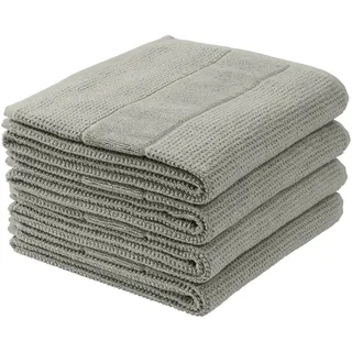SCHIESSER Turin Handtuch 50 x 100 cm grau 4 St.