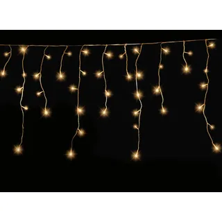 Gartenpirat LED-Lichterkette Eisregen 6 m warmweiß
