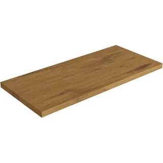 Möbelplatte Lavita Oak 1105x470 | Widerstandfähigkeit gegen Feuchtigkeit | Hochwertige Möbelplatte für das Badezimmer | Material: Dekoratives und schützendes Laminat | Dicke 38 mm | Farbe: Walnuss |