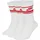 Socken-Sets 3er Pack Pink/Rot/Weiß 42-46