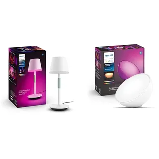 Philips Hue White & Color Ambiance Go Tragbare Tischleuchte (530 lm) & White & Color Ambiance Go Tischleuchte (530 lm)