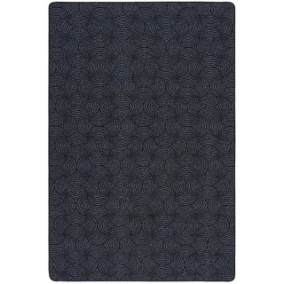 Snapstyle Feinschlinge Designer Teppich Circle , Schwarz , Textil , 160x200 cm , Teppiche und Böden, Teppiche