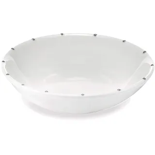 Zafferano Striche - Porzellan-Tiefteller, Durchmesser 220 mm, Farbe Beige, spülmaschinengeeignet bis 60° - Set 6-teilig