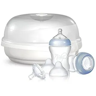 Nuby Mikrowelle Sterilisator mit 2 Flaschen