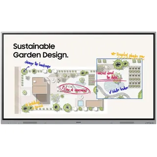 Samsung WE75FX Interaktives Whiteboard 190,5 cm (75") 3840 x 2160 Pixel Touchscreen Grau HDMI