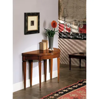 Tische Einrichtung Massivholz Italien Rund Neu Esstisch Ovaler Holz Tisch Möbel - Braun