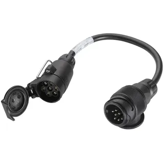 Hella 8JA 005 952-001 Adapterkabel, Anhängersteckdose | Stecker: 13 7/ISO 11446 1724 - Länge: 0.25m