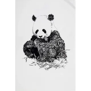 MAXWELL & WILLIAMS Marini Ferlazzo Geschirrtuch mit Carnaby Kakadu Design, 100% Indische Baumwolle, Weiß, 50 x 70 cm, Küchentuch Waschmaschinenfähig