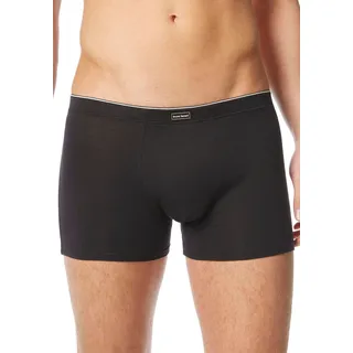 Bruno Banani Boxershorts »Short Infinity«, mit kontrastfarbenen Logobund, schwarz