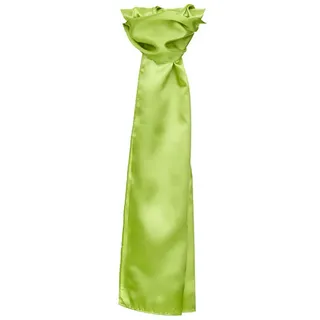 Damen Schal Satin Scarf - Farbe: Lime - Größe: 120 x 25cm - Grün