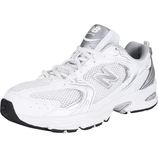 New Balance 530 Herren Weite M White/Silver Metallic 44