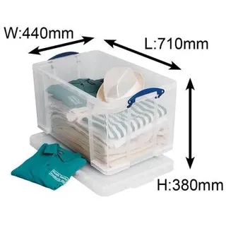 Really Useful Box Aufbewahrungsbox 44 x 71 x 38 cm 1-tlg. transparent