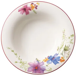 Villeroy & Boch 6er-Set Villeroy & Boch Suppenteller Mariefleur Premium Porcelain Rosa