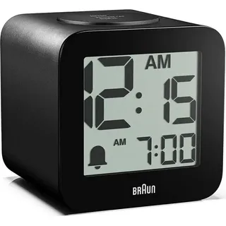 Braun - BC25BP - Wecker - Quarz - Digital - schwarz - Schwarz
