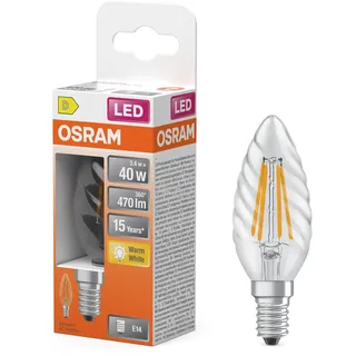 Osram LED-Lampe E14 3,4 W 470 lm warmweiß