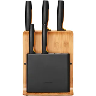 Fiskars Bambus Design-Messerblock 5-tlg. Bambus