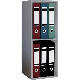 VCM Offas Aktenregal 34 x 30 x 72 cm grau