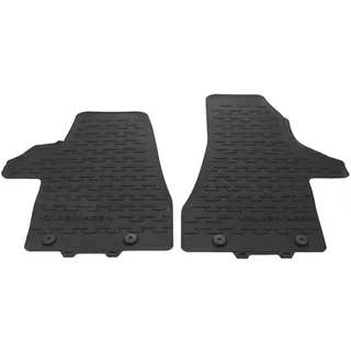 Volkswagen 7H1061502C82V Allwettermatten 2X Gummimatten vorn schwarz Gummi Fußmatten, nur Facelift T6.1