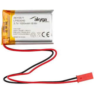 Akyga Akkupack Spezial-Akku LiPo 3,7V/1000mAh