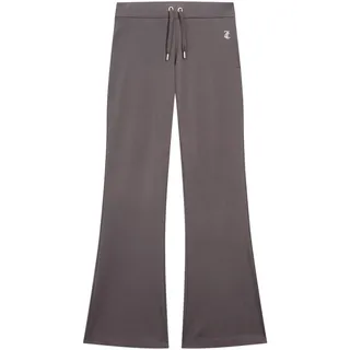 Juicy Couture Damen Apollo Low Rise Pants-Jersey Trainingshose Sweathose für Sport Freizeit Fitness mit Tunnelzug in versch. Farben Lässige Hose, TOP HAT, S