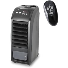 MaxxHome Tragbarer Klimaanlage ohne Abluftschlauch 70 W - Schwarze Luftkühler für Zuhause und Büro, Mobile Klimaanlagen mit 3 Geschwindigkeitsstufen, Energiesparende Tragbare Klimaanlage mit Kühlungs