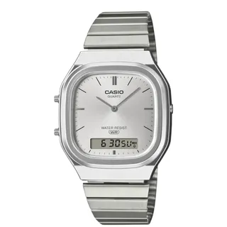 Casio Edgy Collection AQ-240E-7AEF Edelstahl 34 mm