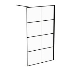 baliv Duschabtrennung Walk-In DUK-120.131 120 cm x 195 cm Schwarz